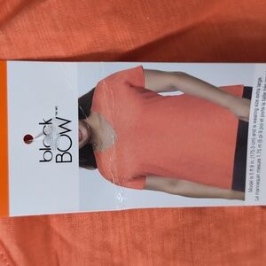 XL:  🧡Black Bow V-Neck T-Shirt